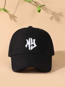 1 Pezzo Nuovo Cappellino Da Baseball A Protezione Solare Con Delicato Ricamo Ny Per Uomo, Adatto Per Vacanza Al Mare, Sport All'aperto E Indossare Al Sole In Strada
