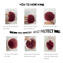 DZfirst 亚麻棕色 10 英寸非洲卷曲合成假发 70 年代 80 年代假发 大号弹性柔软自然蓬松假发 适合派对角色扮演日常佩戴 - 亞麻棕 - 查看 11