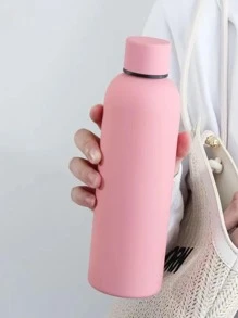 350毫升304不銹鋼真空隔熱杯,小口徑&粉色,運動水瓶贈送老年人,兒童和成人 - 粉色 - 查看 1