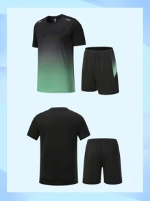 ODMYONO Nuevo conjunto de ropa casual y entrenamiento profesional de fútbol: Conjunto de camiseta y pantalones cortos multicolor para adultos
