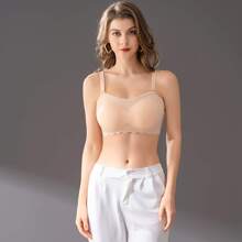 Sexy Seamless Soft & Comfortable Bra - Apricot - View 4