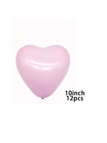 12 stuks 25 cm hartvormige macaronkleurige ballonnen, bruiloftdecoratie, verjaardagsfeestje, aanzoekscène, liefdesballon