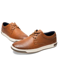 SHOESMALL Men's Casual Shoes Stylish Business Casual Shoes for Men Comfortable Mens Dress Sneakers