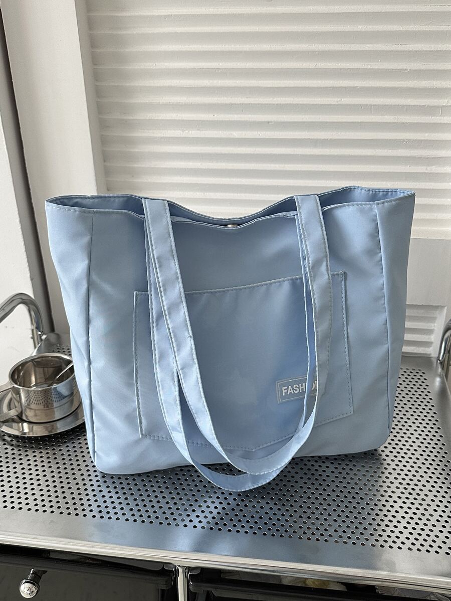 Brief Gedruckte Einfache Stil Frauen Shopper Tasche