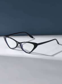 Cat Eye Computer/Gaming/TV/Mobile Phone Glasses, Plastic Frame, Reduce Eye Fatigue, Light, Fashion Optical Glasses, Non-Prescription