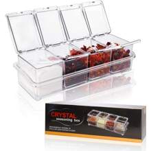 Herb Spice Rack 4 In 1 Kitchen Organizer - Clear - View 1
