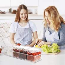 Herb Spice Rack 4 In 1 Kitchen Organizer - Clear - View 7
