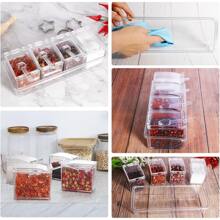 Herb Spice Rack 4 In 1 Kitchen Organizer - Clear - View 6