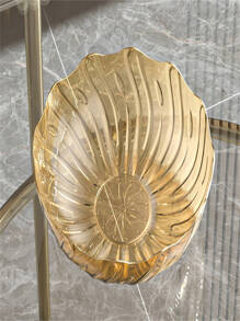 Fruit Plate For Home Living Room Coffee Table Snack Display Tray Candy Dish Fruit Bowl - Champagne - View 1