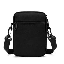 男士迷你輕量斜背包帶字母貼花裝飾吊帶包單肩包回校大學學校迷你包側包旅行通勤商務度假必需品隨身攜帶禮物送給父親丈夫方形包盒包