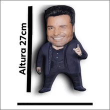 Cojincito Chayanne Chiquito - Tipo Peluche Chayancito - Negro - Ver 2