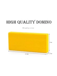 100入組木製彩色多米諾骨牌套裝,帶收納盒,適用於多人桌上遊戲 - 彩色 - 查看 5