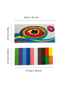 100入組木製彩色多米諾骨牌套裝,帶收納盒,適用於多人桌上遊戲 - 彩色 - 查看 4