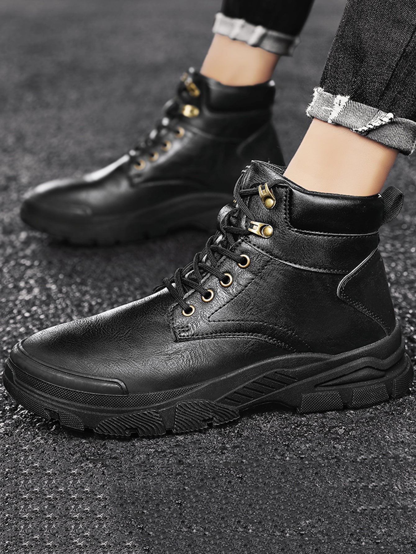 mens stylish work boots