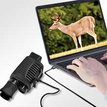 R7高清單筒夜視器,5倍數字變焦,100%黑暗觀察,300米觀察範圍,充電電池,最適合狩獵和戶外活動