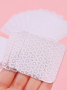 200 miếng khăn lau móng không xơ, miếng tẩy sơn móng tay, khăn lau nối mi, miếng tẩy sơn móng tay mềm không dệt chứa acetone, khăn lau móng để chuẩn bị móng và tẩy sơn gel, khăn lau gel móng không xơ, khăn lau nối mi, dụng cụ làm móng không cần nước dành cho phụ nữ và bé gái, dùng để làm sạch và tẩy móng hàng ngày, dụng cụ làm móng, đồ dùng làm móng. - trắng - Xem 3