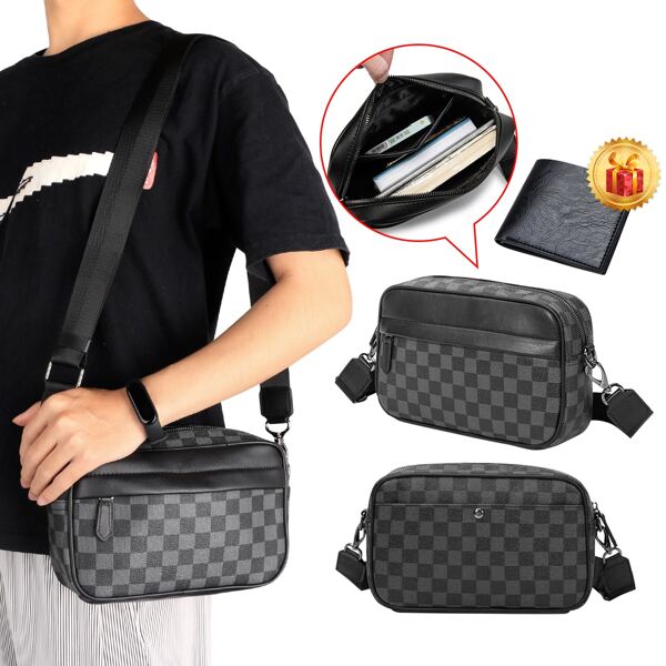 Bolso Diagonal De De Moda + Cartera