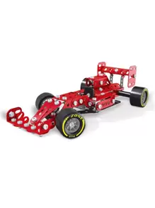 1/20 Scale Formula Racing Car Model, Sf-23 Ferrari, Metallic Material, 201pcs Diy Assembly Set With Tools - Red - View 1