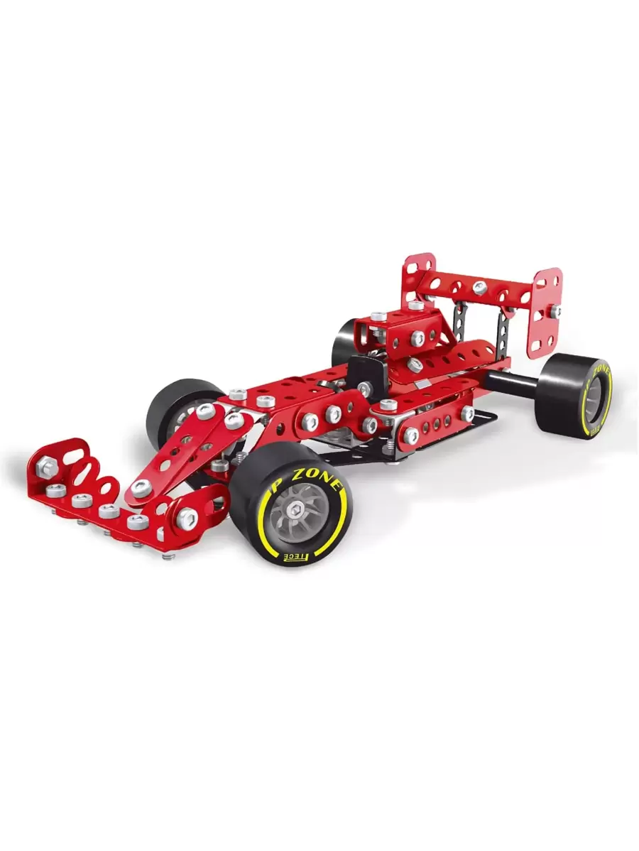 1/20 Scale Formula Racing Car Model, Sf-23 Ferrari, Metallic Material, 201pcs Diy Assembly Set With Tools - Red - View 1