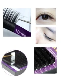 NAGARAKU All Size 6 Cases 10 11 12 13 14 15mm C D CC DD Curl Faux Mink Eyelashes Extension Individual Eyelashes Artificial Fake False Eyelashes For Women Professional Lash Clusters, Eyelash Clusters, Individual Eyelashes, Lashes, Fake Lashes - Black - View 3