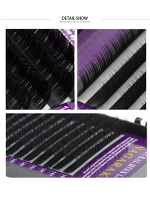 NAGARAKU All Size 6 Cases 10 11 12 13 14 15mm C D CC DD Curl Faux Mink Eyelashes Extension Individual Eyelashes Artificial Fake False Eyelashes For Women Professional Lash Clusters, Eyelash Clusters, Individual Eyelashes, Lashes, Fake Lashes - Black - View 4