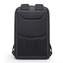 BANGE 男士電腦雙肩包,商業旅行防偷修身耐用手提電腦後背包,15.6英寸電腦包,帶USB充電端口防水休閒遠足旅行背包