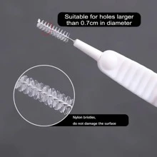 10pcs Showerhead & Mobile Phone Gap Cleaning Brush - White - View 3