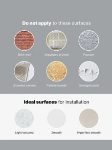 SUPSTICKER 3 pezzi Adesivi murali decorativi in carta da parati impermeabile e resistente all'umidità, con motivi astratti a texture floreale e vegetale, adatti per camera da letto, soggiorno, sala da pranzo, come decorazione primaverile per rinnovare la casa, come sticker regalo per feste, compleanni, lauree. Dimensioni: 1 set da 3 pezzi da 120x40cm