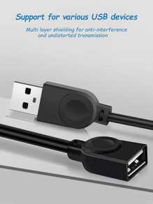 Usb 2.0 Extension Cable Male To Female Connection Line For Computer Keyboard, Mouse, High-speed Usb Hub