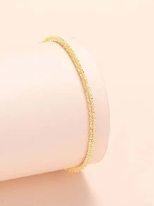 1入組新品到貨簡約風銅復古鉚釘手環首飾配件適合女士