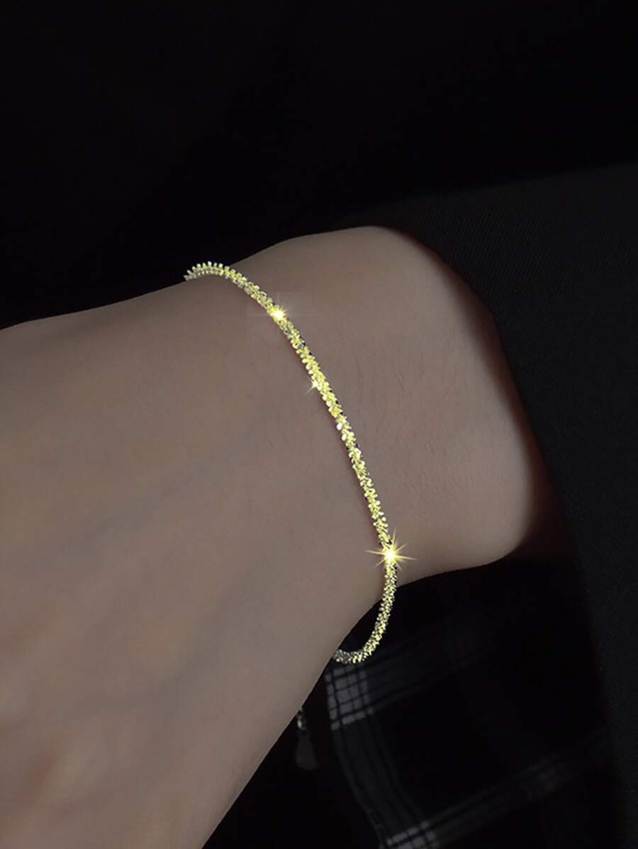 1入組新品到貨簡約風銅復古鉚釘手環首飾配件適合女士