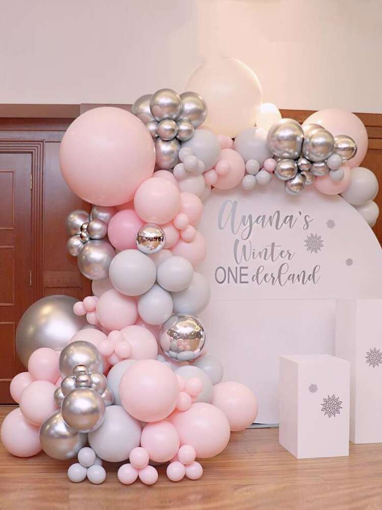 50 Ballons Blancs Mats 12 Pouces - Ballons Fête Anniversaire Mariage Baby Shower, Décoration Élégante