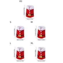 1pc Pet Parrot Christmas Clothes Warm Washable Bird Clothes, Home Decoration For Birds - Red - View 9