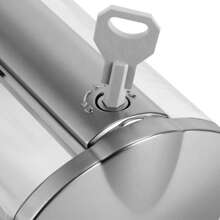 1PC 350ml Hand Soap Shampoo Dispenser Wall Mount Shower Liquid Dispensers Containers  for Bathroom Washroom - Silver - View 7