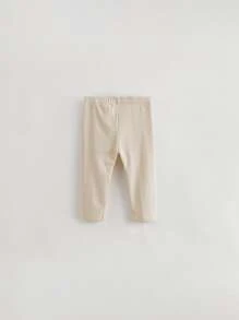 Young Girls' Casual And Fashionable Elastic Printed Leggings, Autumn