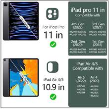 720 度旋转保护支架保护套透明背面带铅笔架兼容 iPad Pro1/2/3/4/5/6 代 11 英寸 12.9 英寸 iPad Air4/5 代 iPad10 代 10.9 英寸 iPad7/8/9 代 10.2 英寸 iPad Air1/2 iPad5/6 代 9.7 英寸支架三折保护套带柔软 TPU+透明 PC 外壳防弯曲 - 淺粉色 - 查看 11