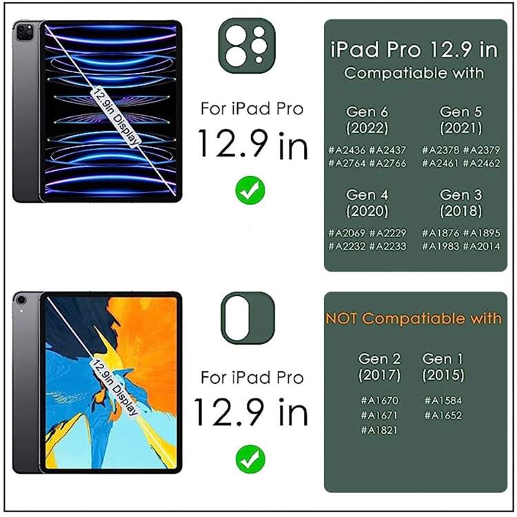 360度可旋轉保護套適用於iPad - 黑色 - 查看 7