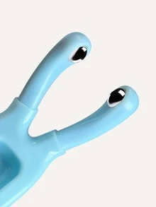 1入新鮮藍色滾輪蝸牛形狀的鼻子按摩器和鼻夾 - 淺藍色 - 查看 4
