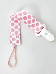 1入組男女通用花卉雙面安撫奶嘴夾,嬰兒玩具牙膜捆緊帶,帶防掉落夾,防止奶嘴掉落,帶防丟失和咬的玩具捆緊帶(隨機顏色)