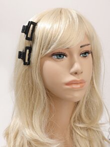 7pcs Mini Matte Black Simple Ponytail Hair Claw Clip With Hollow Design For Fine & Frizzy Hair Casual Hair Clips Hair Jaw Clip Hair Clamps Hair Clutch Hair Catcher Clip Fall Winter Hair Accessories For Women For Vacation Outfits Woman