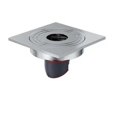 Solid Brass Washing Machine Dedicated Two-in-one Anti-odor Anti-leakage Drain Floor Drain - Silver - View 1