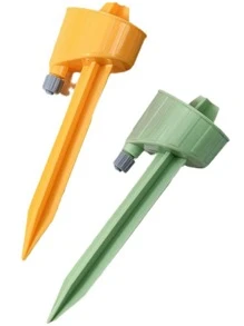 1入組鬆散式自動澆水裝置，帶可調節計時器滴灌系統，適用於陽台盆栽