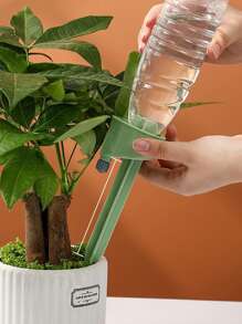 1入組鬆散式自動澆水裝置，帶可調節計時器滴灌系統，適用於陽台盆栽