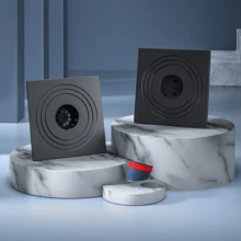 Solid Brass Washing Machine Dedicated Two-in-one Anti-odor Anti-leakage Drain Floor Drain - Silver - View 2