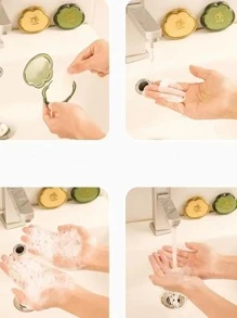 Bộ 50 tấm xà phòng dùng một lần hình đám mây - trắng - Xem 4