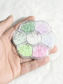 1盒夜光釘珠DIY首飾配件 - 彩色 - 查看 4