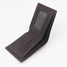 Ví ngắn nam Da mềm PU Ví mỏng đơn giản Túi ly hợp nữ mềm mại hàng ngày Túi đựng nhiều loại thẻ tiện lợi tất cả trong một dành cho nam sinh viên đựng ví Túi ly hợp nam Túi xách Túi đeo tay Ví Ví Túi chống trộm cho nam Đi học Mang theo đi học Dorm Essentials Da Pu, màu nâu - màu nâu - Xem 5