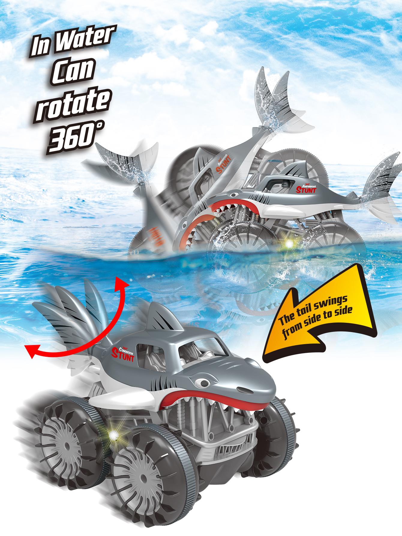 Amphibious Shark Remote Control Car SHEIN USA