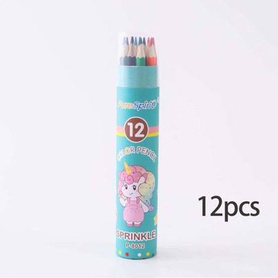 Studenten Schreibwaren Ölbasierte Buntstifte Für Zeichnung Und Kunst, 12 Farben