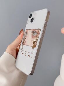 眼睛圖案透明手機殼 - 彩色 - 查看 3